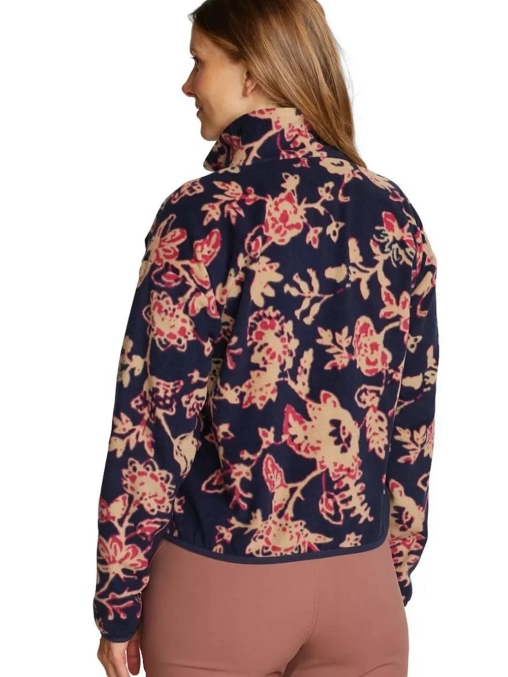 Eddie Bauer Quest 2.0 Pullover Qarter zip Womens size M Brook NWT